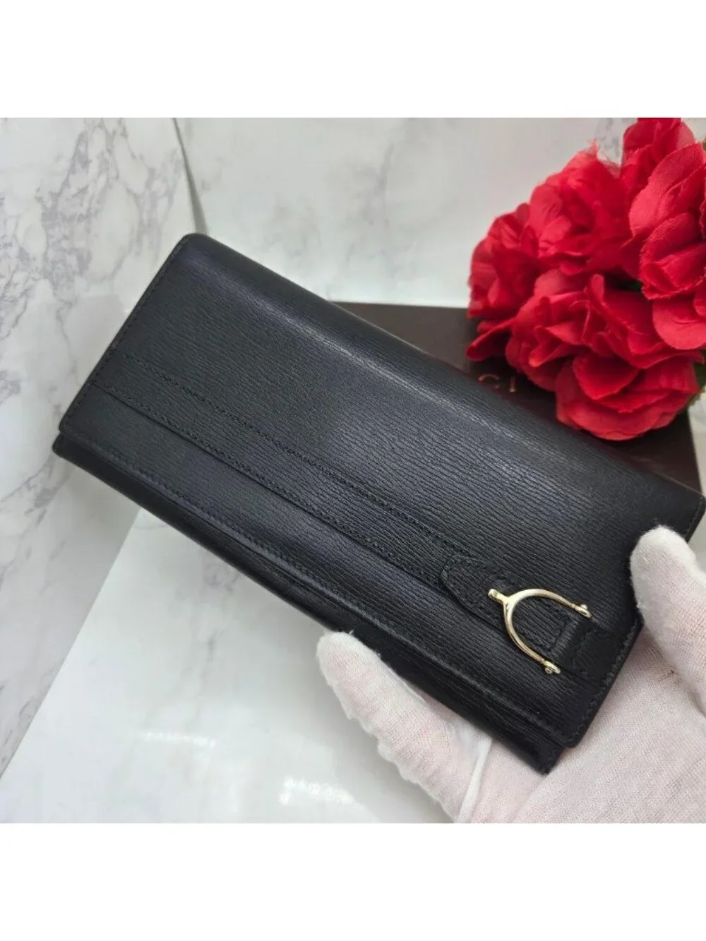 Gucci Wallet Belt Black